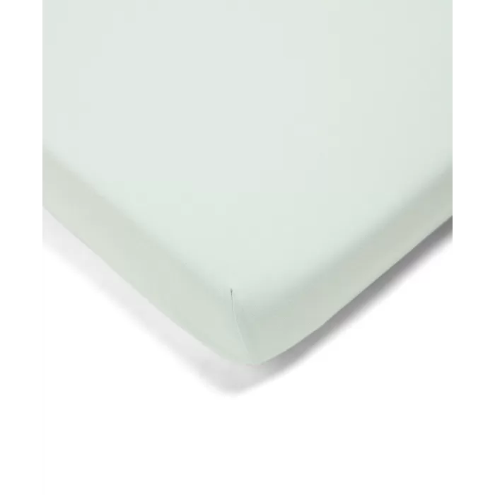 Cot Bed Single Fitted Sheet - Aqua 3 Cot Bed Single Fitted Sheet - Aqua