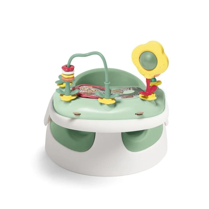 Snug Floor Seat With Activity Tray - Eucalyptus 3 Snug Floor Seat With Activity Tray - Eucalyptus