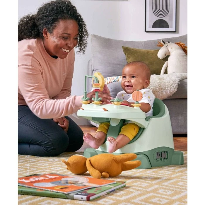 Mamas & Papas Bug 3-in-1 Floor & Booster Seat With Activity Tray - Eucalyptus 9 Mamas & Papas Bug 3-in-1 Floor & Booster Seat With Activity Tray - Eucalyptus - Image 7
