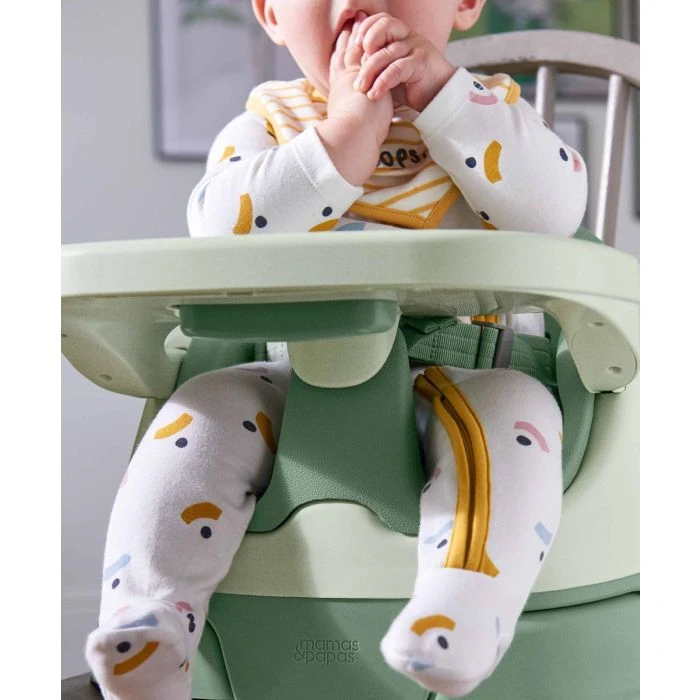 Mamas & Papas Bug 3-in-1 Floor & Booster Seat With Activity Tray - Eucalyptus 6 Mamas & Papas Bug 3-in-1 Floor & Booster Seat With Activity Tray - Eucalyptus - Image 4