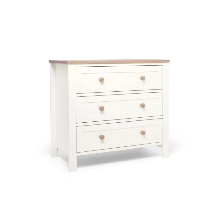 Wedmore 2 Piece Cotbed & Dresser Changer Set- White/Natural 10 Wedmore 2 Piece Cotbed & Dresser Changer Set- White/Natural - Image 8