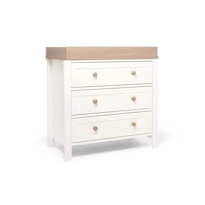 Wedmore 2 Piece Cotbed & Dresser Changer Set- White/Natural 9 Wedmore 2 Piece Cotbed & Dresser Changer Set- White/Natural - Image 7