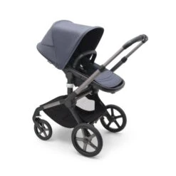 Fox 5, 2-in-1 All Terrain Stroller - Graphite/Stormy Blue 21 Fox 5, 2-in-1 All Terrain Stroller - Graphite/Stormy Blue -Pushchairs Store medium jpg 100051033 fox5 complete gra seat stormy blue sideshot