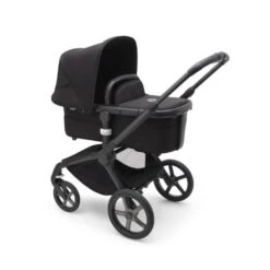 Fox 5, 2-in-1 All Terrain Stroller - Black/Midnight Black 20 Fox 5, 2-in-1 All Terrain Stroller - Black/Midnight Black -Pushchairs Store medium jpg 100051040 fox5 black bassinet black midnight black sideshot