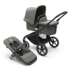 Fox 5, 2-in-1 All Terrain Stroller - Black/Forest Green 1 Fox 5, 2-in-1 All Terrain Stroller - Black/Forest Green -Pushchairs Store medium png 100051041 fox5 complete black forest green combi 1