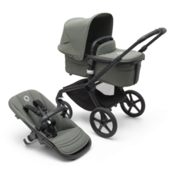Fox 5, 2-in-1 All Terrain Stroller - Black/Forest Green