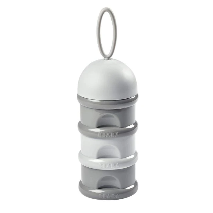 Beaba Stacked Formula Milk Container - Grey 3 Beaba Stacked Formula Milk Container - Grey