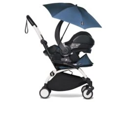 BABYZEN YOYO Parasol Navy Blue -Pushchairs Store navy blue parasol 6