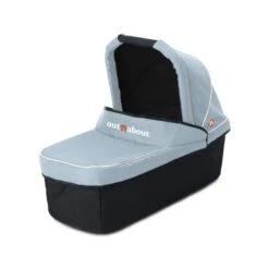 Nipper V5 Double Carrycot - Rocksalt Grey