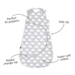 SnuzPouch Sleepi™ng Bag 2.5 Tog 0-6 Months Cloud Nine -Pushchairs Store pouch6