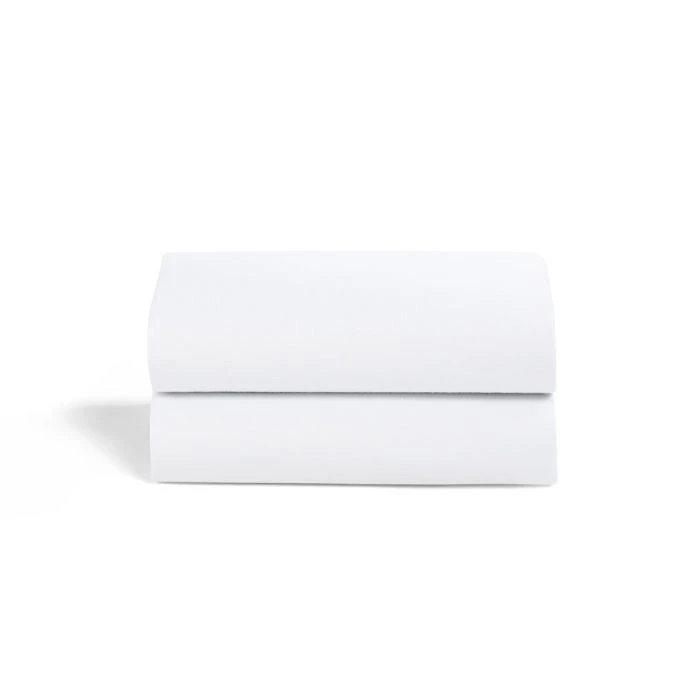 Snuz Crib Fitted Sheets - White 6 Snuz Crib Fitted Sheets - White - Image 4