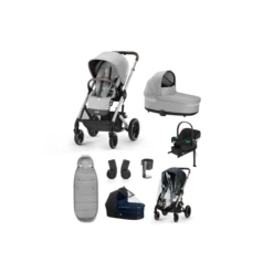 Balios S Lux Complete Travel Bundle With AtonB2 Car Seat & Base