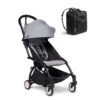 BABYZEN YOYO2 6mth+ Stroller With Free Backpack - Black With Stone -Pushchairs Store sku 4415 main image