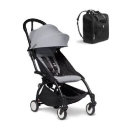 BABYZEN YOYO2 6mth+ Stroller With Free Backpack - Black With Stone