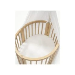 Sleepi™ Mini Fitted Sheet V3 - White -Pushchairs Store sleepimini natural ftsh white canopy 5278 topview ecom