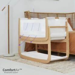 SnuzPod4 Bedside Crib Natural -Pushchairs Store sp4 productset nat 03