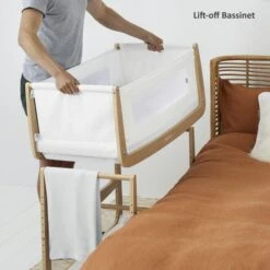 SnuzPod4 Bedside Crib Natural -Pushchairs Store sp4 productset nat 06