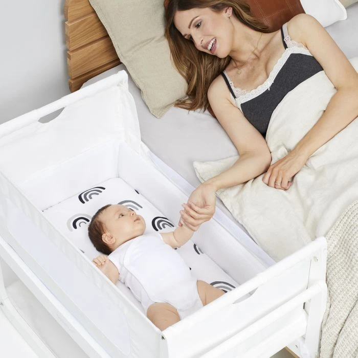 SnuzPod4 Bedside Crib White 4 SnuzPod4 Bedside Crib White - Image 2