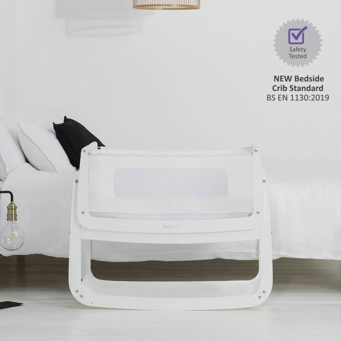 SnuzPod4 Bedside Crib White 6 SnuzPod4 Bedside Crib White - Image 4