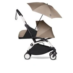 BABYZEN YOYO Parasol Taupe -Pushchairs Store taupe parasol 3
