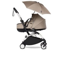 BABYZEN YOYO Parasol Taupe -Pushchairs Store taupe parasol 4