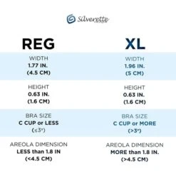 Silverette Nursing Cups - Pure 925 Silver XL Size -Pushchairs Store thumbnail 61wskwea4nl. ac sl1500 1