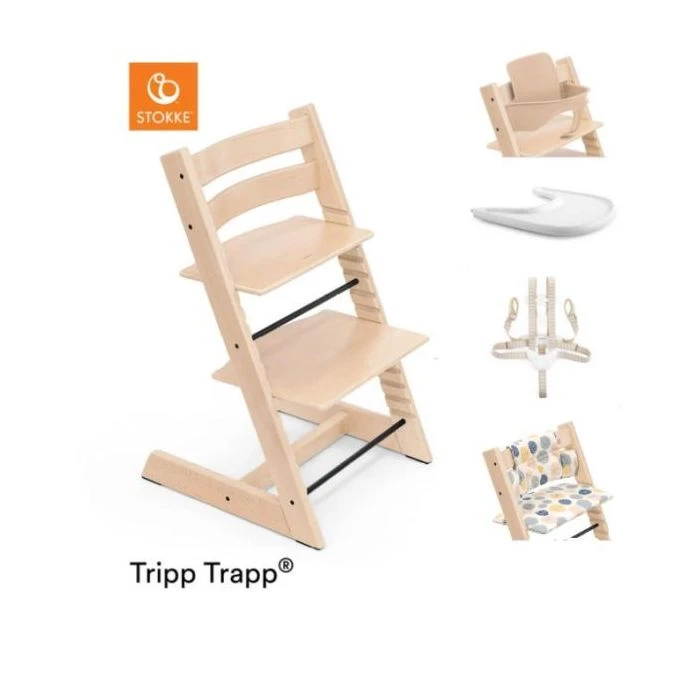 Tripp Trapp Chair, Baby Set, Cushion & Tray Package 4 Tripp Trapp Chair, Baby Set, Cushion & Tray Package - Image 2