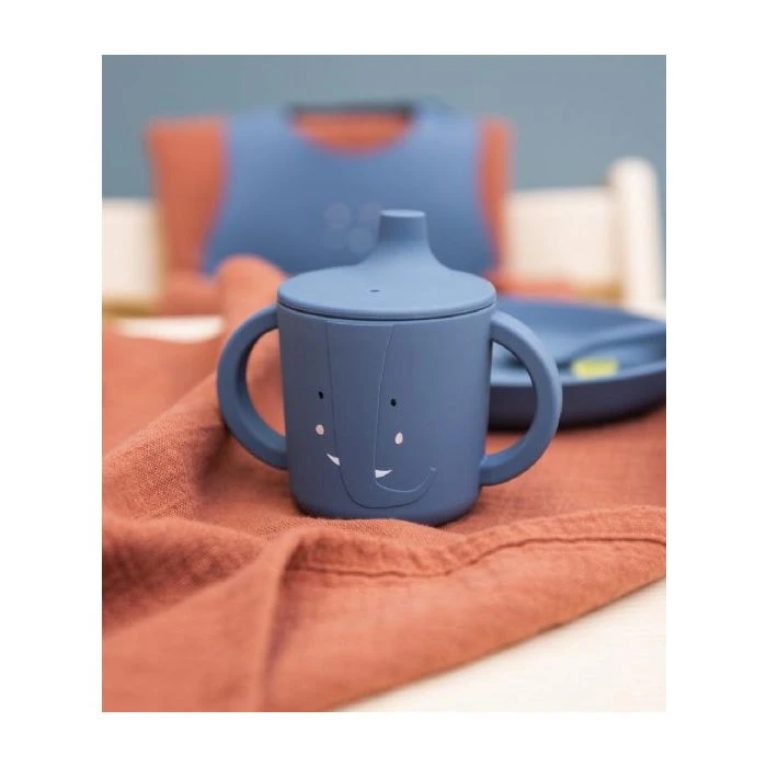 Silicone Sippy Cup -Mrs. Elephant 4 Silicone Sippy Cup -Mrs. Elephant - Image 2