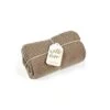 Knitted Cellular Blanket - Truffle