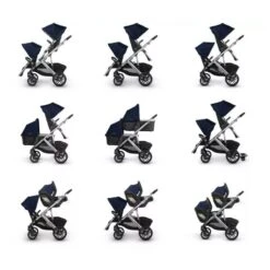 Vista V2 Twin Travel System With 2x Cloud T Car Seat & Bases -Pushchairs Store vista 7