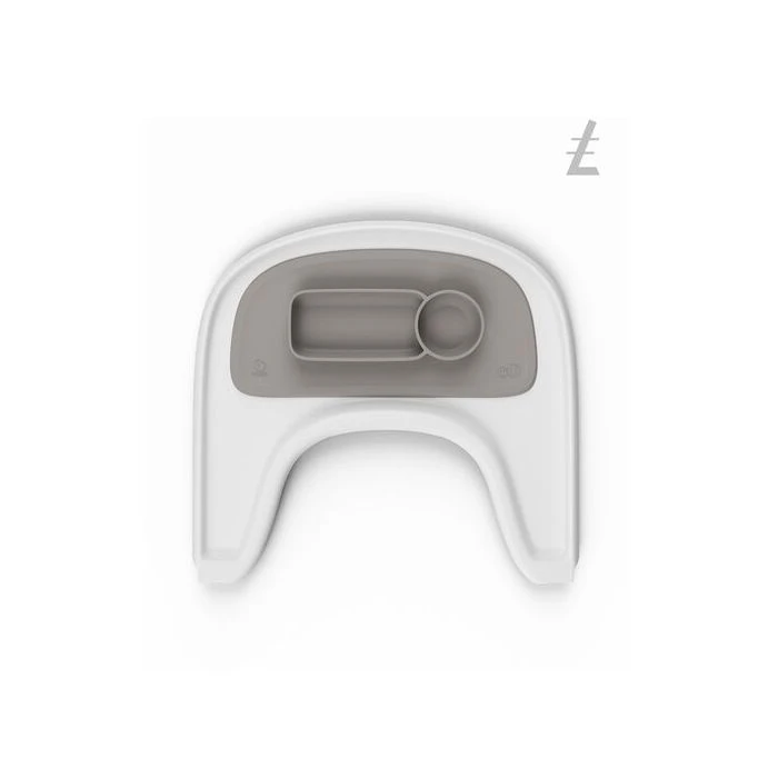 EZPZ™ Tripp Trapp® Placemat - Soft Grey 5 EZPZ™ Tripp Trapp® Placemat - Soft Grey - Image 3