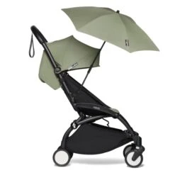 BABYZEN Yoyo Parasol - Olive 11 BABYZEN Yoyo Parasol - Olive -Pushchairs Store yoyo2 6 profileblackframe parasol olive web. 760x 1